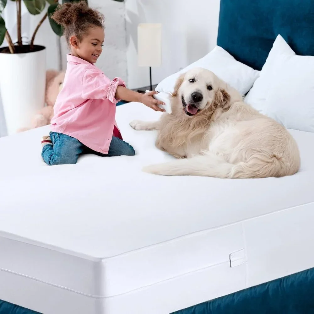 UTOPIA Bedding Waterproof Mattress Encasement Protector Sz Calif King White
